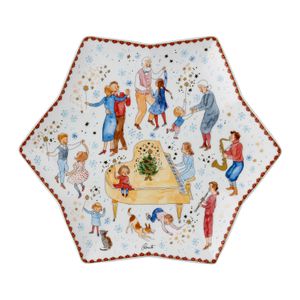 Platou In Forma De Stea 34cm The Sounds Of Christmas Collector's Items   Hutschenreuther