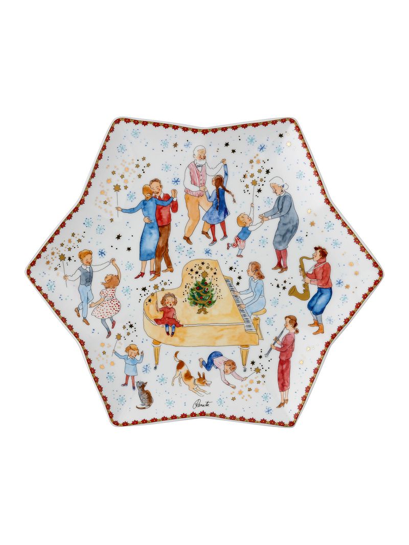 Platou-In-Forma-De-Stea-34cm-The-Sounds-Of-Christmas-Collector-s-Items-2023-Hutschenreuther-1