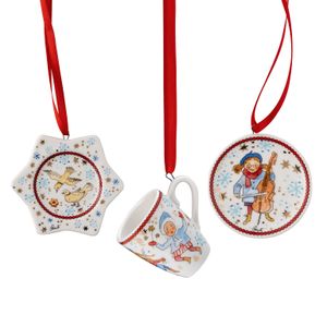 Set 3 Mini Ornamente Mug Collector's Items   Hutschenreuther