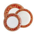 Set-De-Masa-18-Piese-Pentru-6-Persoane-Medusa-Garland-Red-Rosenthal-Versace-1