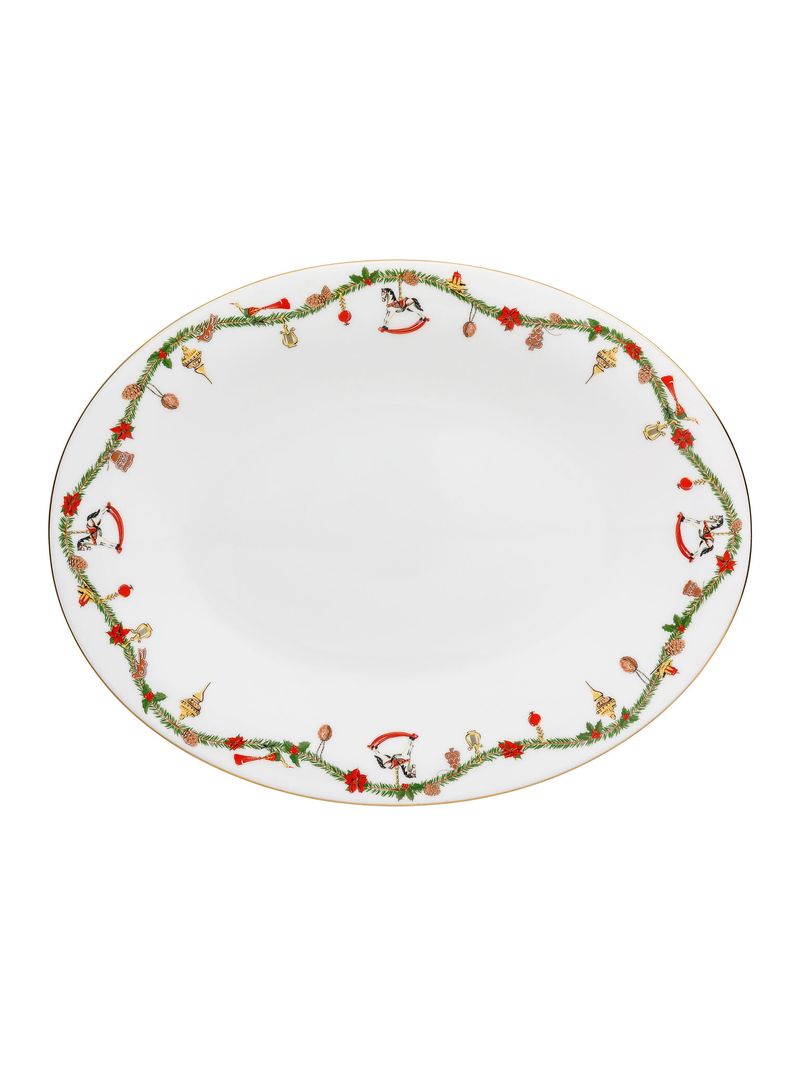 Platou-Oval-36cm-Nora-Christmas-Rosenthal-Hutschenreuther-1