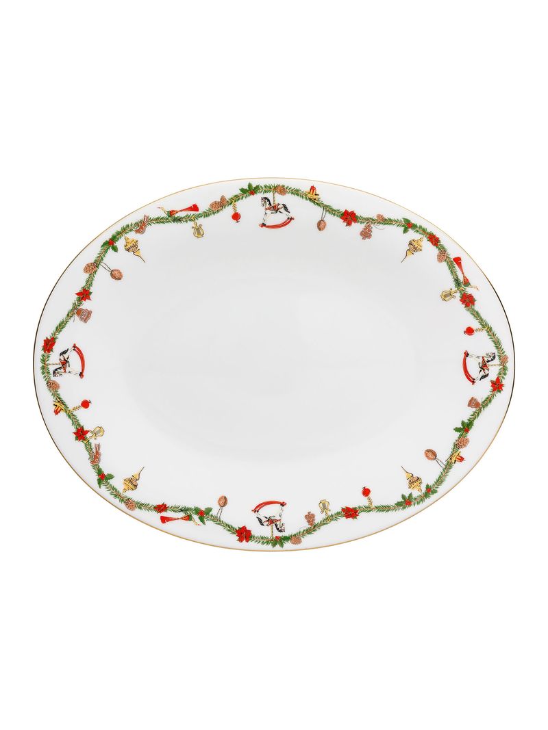 Platou-Oval-36cm-Nora-Christmas-Rosenthal-Hutschenreuther-1