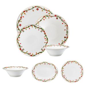 Set De Masa 27 Piese Pentru 6 Persoane Nora Christmas Rosenthal Hutschenreuther