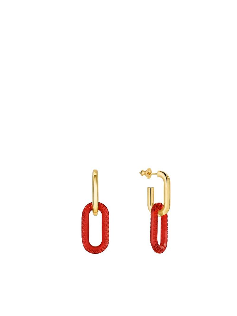 Cercei-Red-Empreinte-Animale-Lalique---S-1