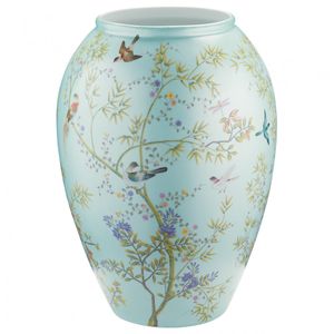 Vaza din portelan Paradis Fond Turquoise Raynaud Limoges