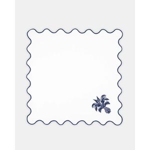 Set 2 Servete 50x50cm Ananas Blue Aquazzura Casa