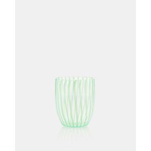 Set 2 Pahare Capri Stripe Green  Aquazzura Casa