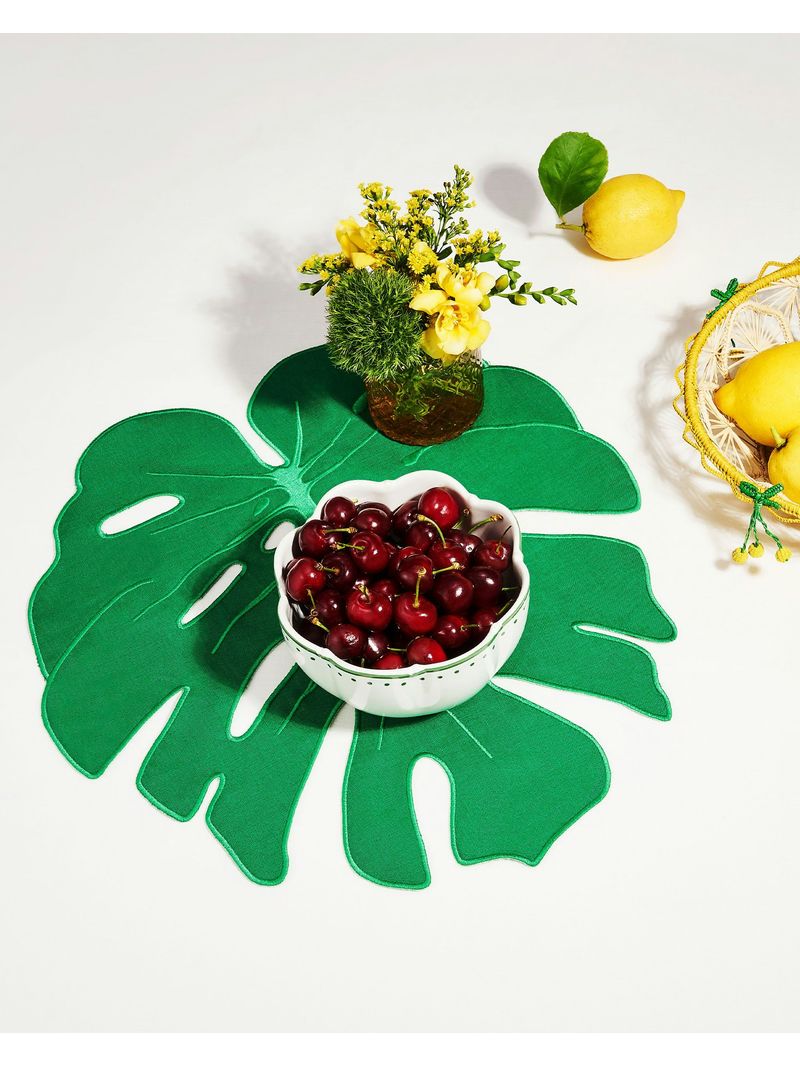 Set-2-Placemat-45cm-Florida-Leaf-Emerald--Aquazzura-Casa-2