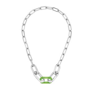 Colier 1 Element Empreinte Animale Green Lalique