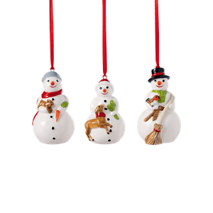 Set 3 Ornamente Snowmen Nostalgic Ornaments Villeroy & Boch