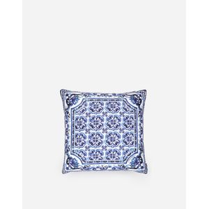 Perna 45x45cm Duchesse Cotton Blu Mediterraneo Dolce&Gabbana