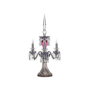 Candelabru cu 3 Brate Amethyst Purple Flannel-Gray Arlequin Saint-Louis
