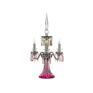 Candelabru cu 3 Brate Amethyst Chartreuse-Green Flannel-Gray Arlequin Saint-Louis